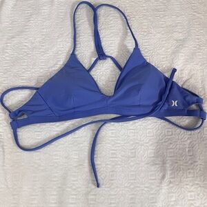 Hurley Blue Bikini Top